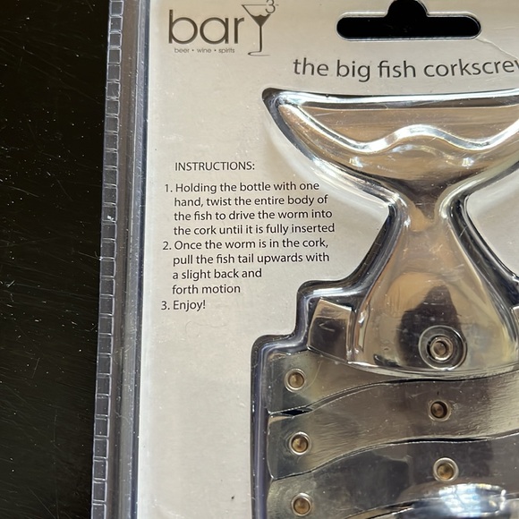 *NWT* Bar Y 3 The Big Fish Corkscrew - Picture 3 of 4